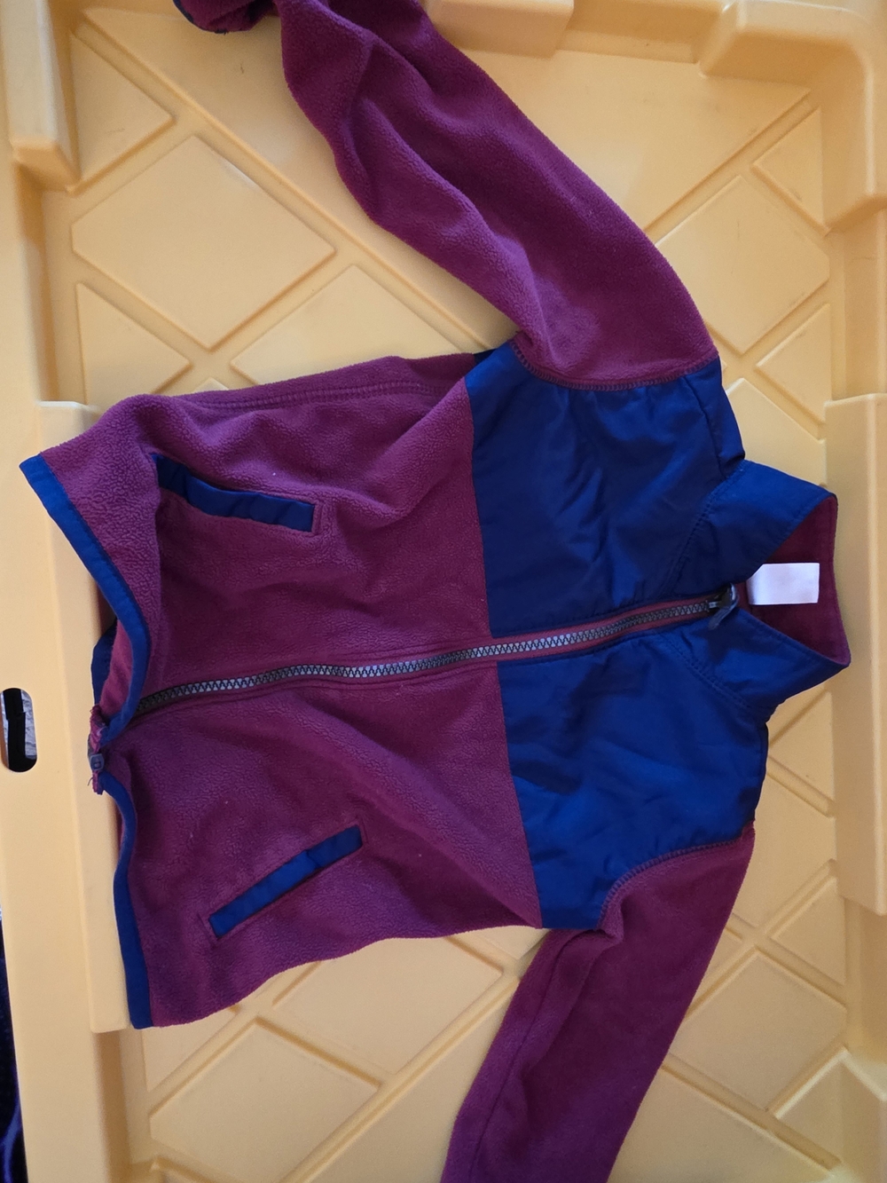 Carter's Two-Tone Purple and Blue Kids Fleece Jacket